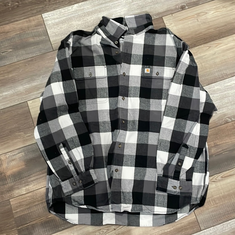 Men’s carhartt flannel, 2XL